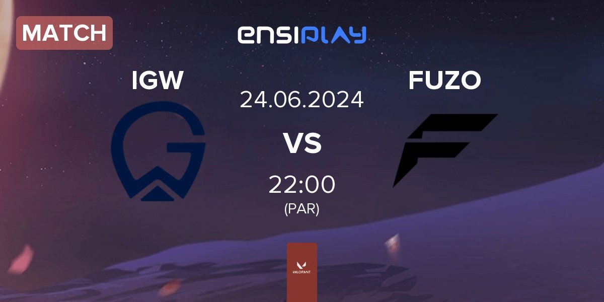 Match Impulse Gaming Warriors IGW vs FUZOS FUZO | 24.06