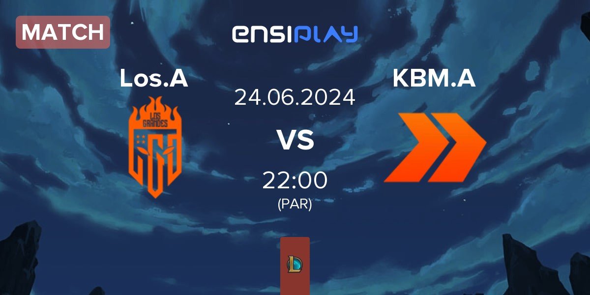 Match Los Grandes Academy Los.A vs KaBuM! Academy KBM.A | 24.06