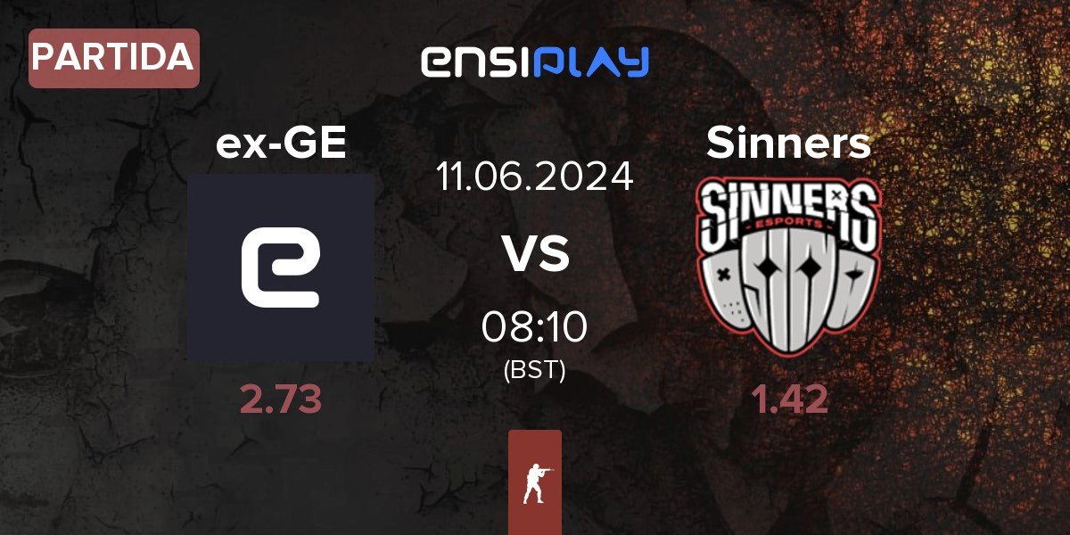 Partida ex-Guild Eagles ex-GE vs Sinners Esports Sinners | 11.06