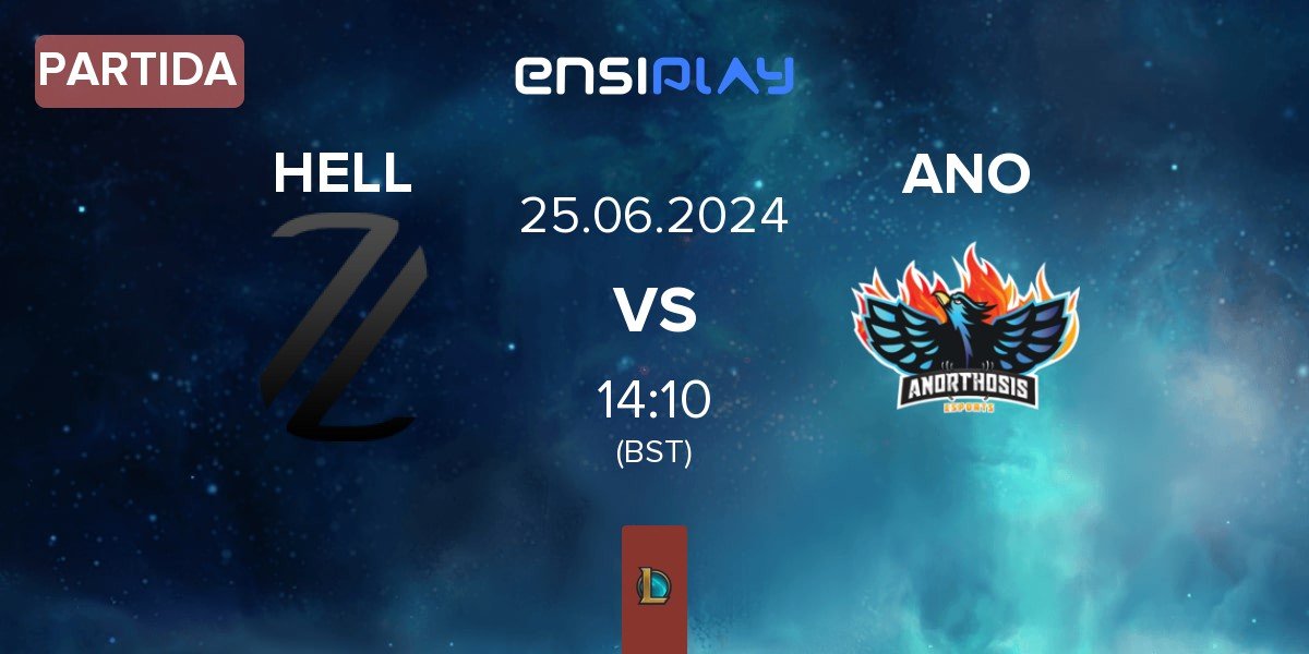 Partida Zerolag Esports HELL vs Anorthosis Famagusta Esports ANO | 25.06