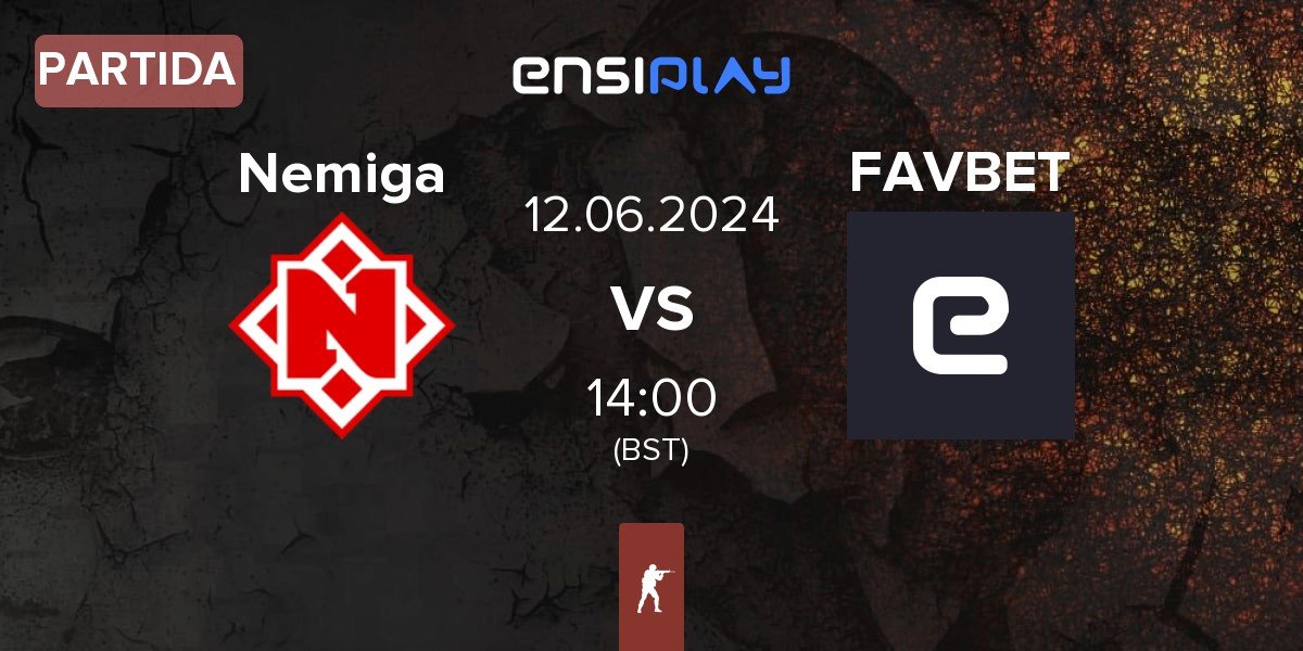 Partida Nemiga Gaming Nemiga vs FAVBET Team FAVBET | 12.06