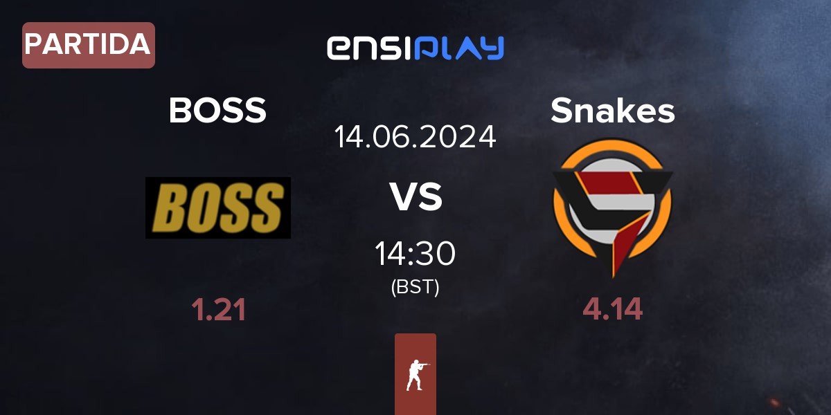 Partida BOSS vs Snakes Den Snakes | 14.06