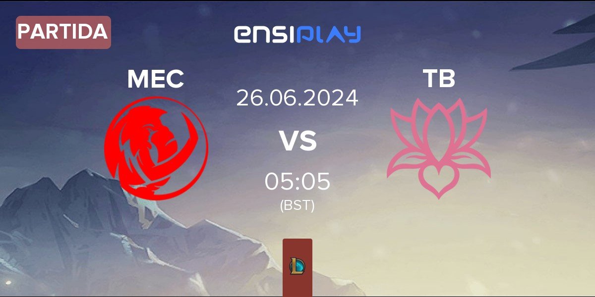 Partida Mammoth Esports MEC vs Team Bliss TB | 26.06