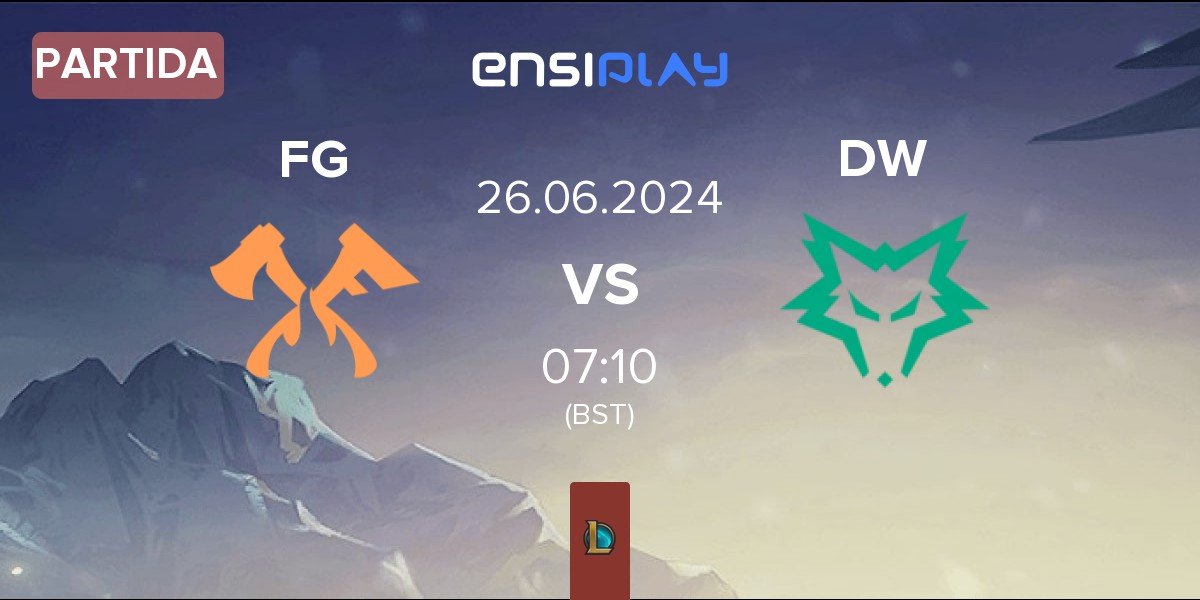 Partida FURY Global FG vs Dire Wolves DW | 26.06