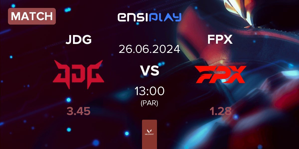 Match JD Gaming JDG vs FunPlus Phoenix FPX | 26.06