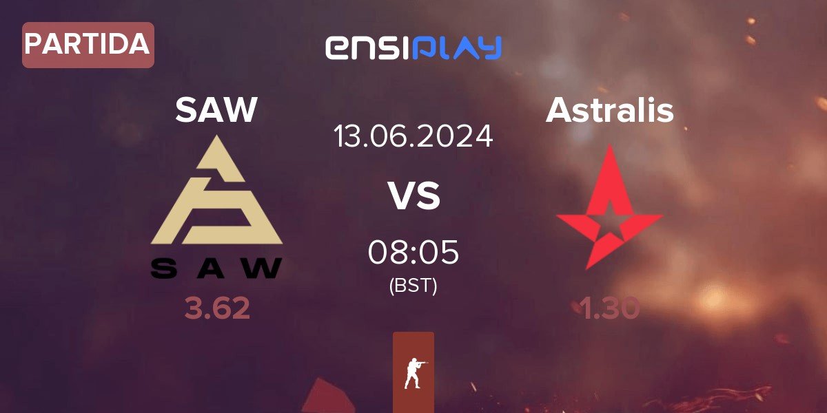 Partida SAW vs Astralis | 13.06