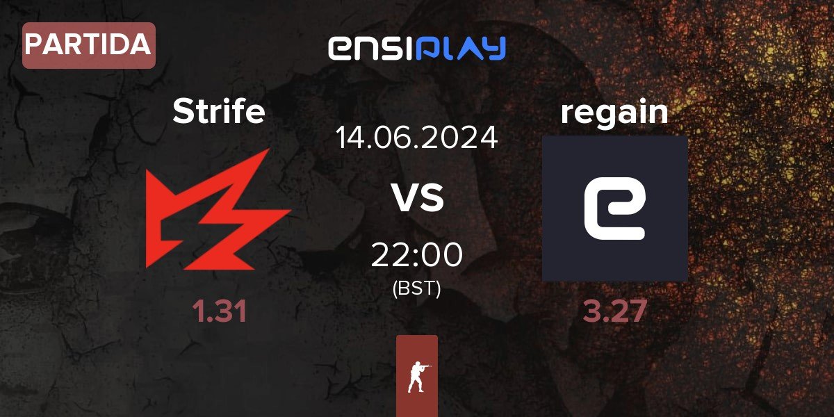 Partida Strife Esports Strife vs regain | 14.06