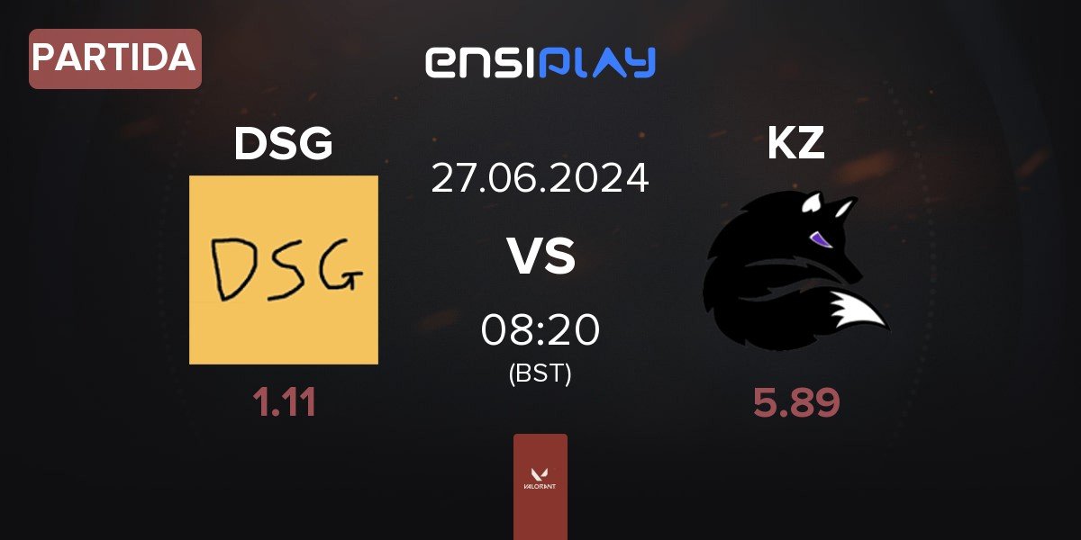 Partida Disguised DSG vs Kizuna Esports KZ | 27.06