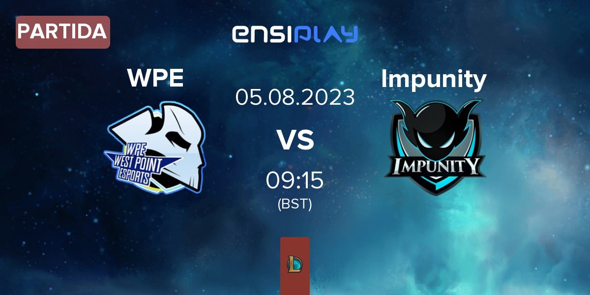 Partida West Point Esports WPE vs Impunity | 05.08