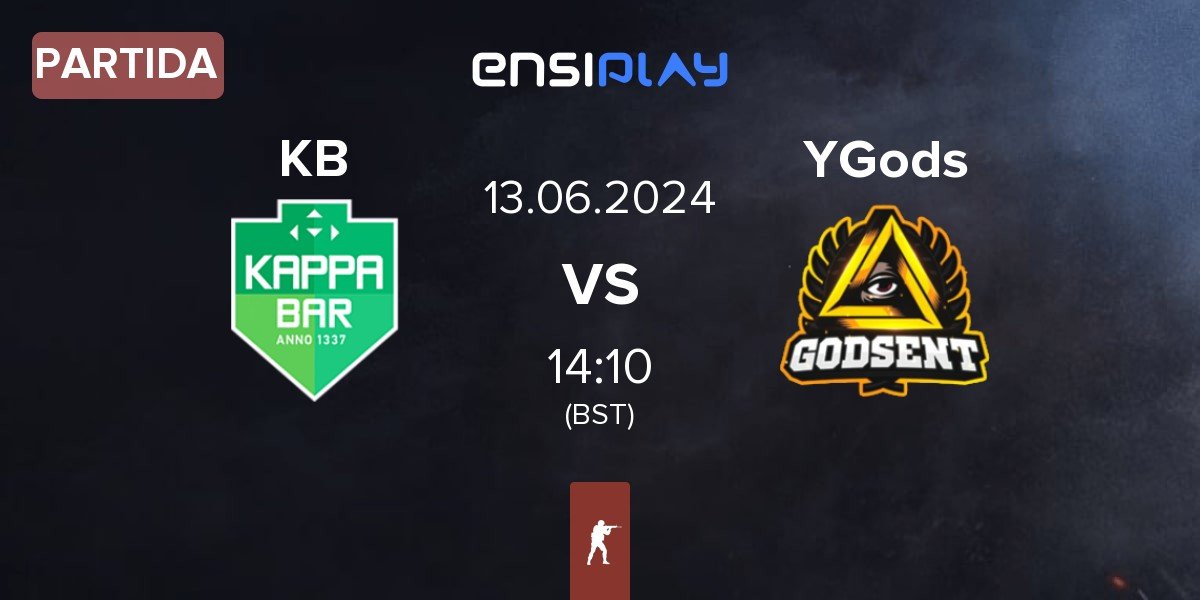 Partida Kappa Bar KB vs Young Gods YGods | 13.06