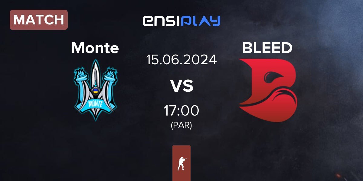 Match Monte vs BLEED Esports BLEED | 15.06