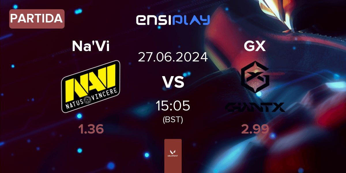 Partida Natus Vincere Na'Vi vs GIANTX GX | 27.06