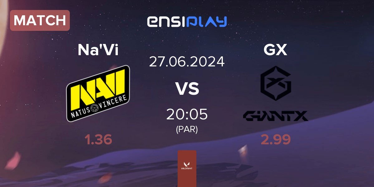 Match Natus Vincere Na'Vi vs GIANTX GX | 27.06