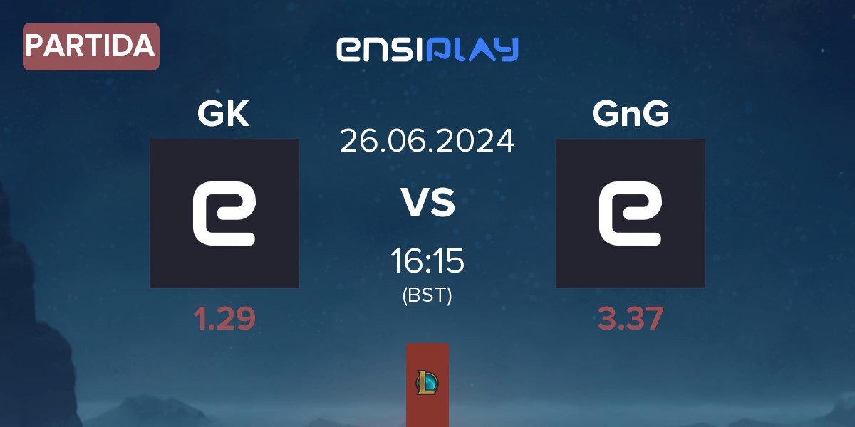 Partida Geekay Esports GK vs GnG Amazigh GnG | 26.06