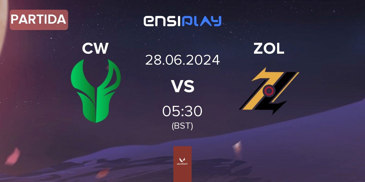 Partida Carti World CW vs ZOL Esports ZOL | 28.06