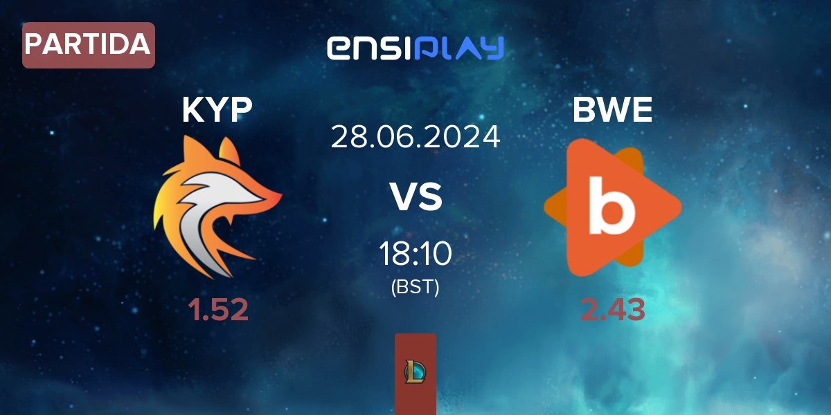 Partida Keypulse Esports KYP vs Byteway Esports BWE | 28.06