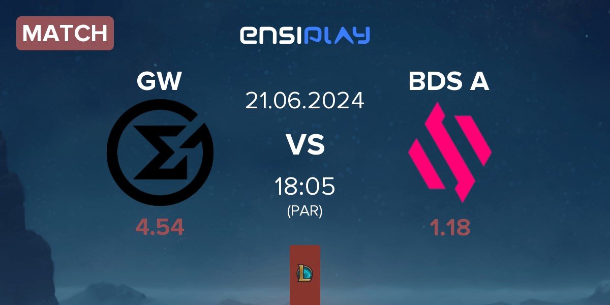 Match GameWard GW vs Team BDS Academy BDS A | 21.06