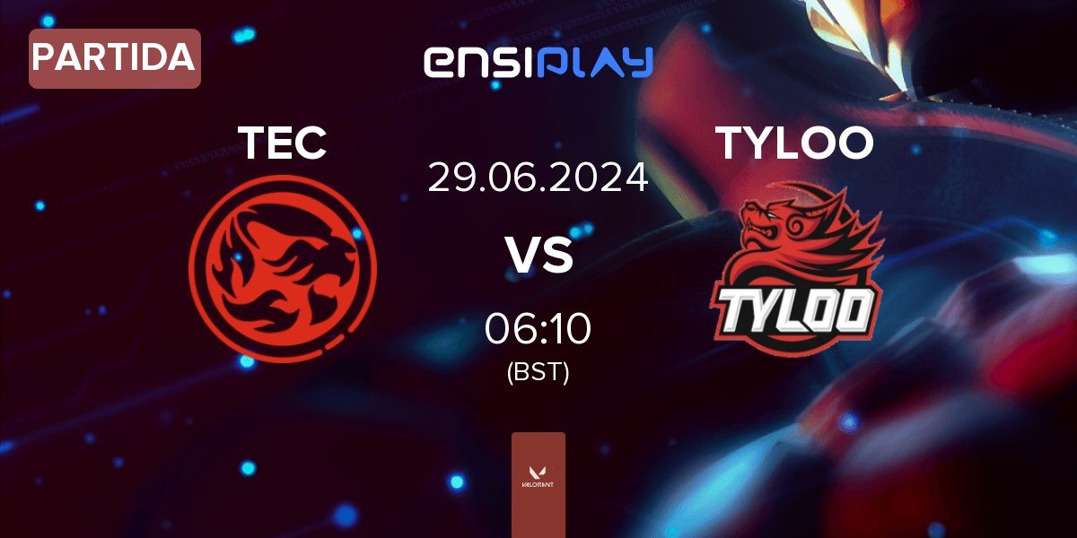 Partida Titan Esports Club TEC vs TYLOO | 29.06