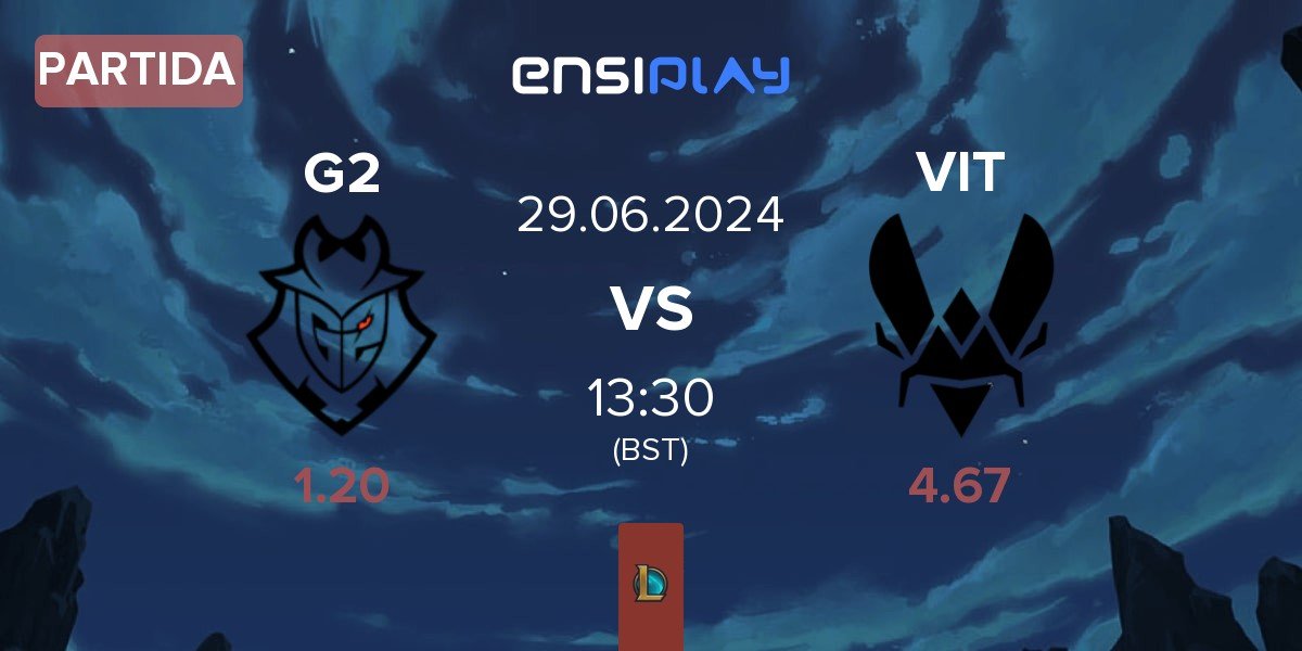 Partida G2 Esports G2 vs Team Vitality VIT | 29.06