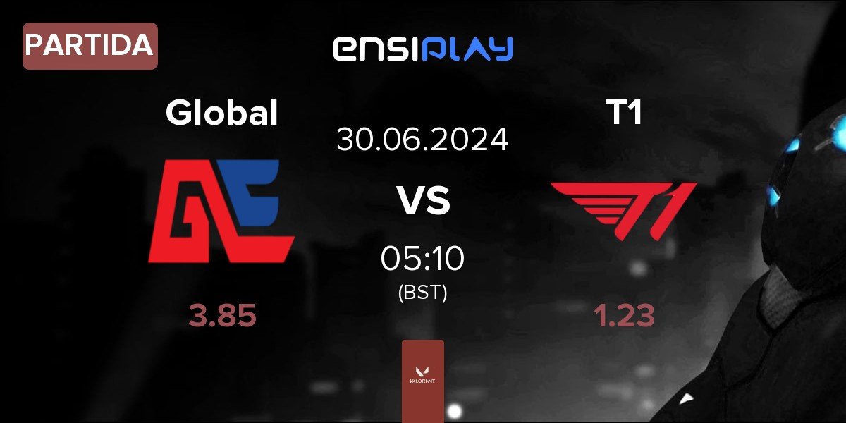 Partida Global Esports Global vs T1 | 30.06