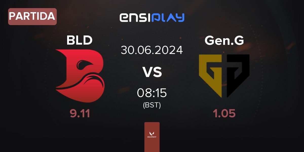 Partida Bleed eSports BLD vs Gen.G Esports Gen.G | 30.06