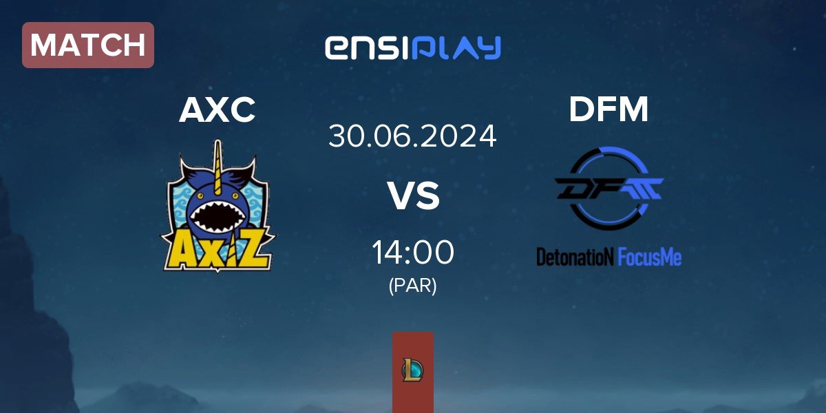 Match AXIZ CREST AXC vs DetonatioN FocusMe DFM | 30.06