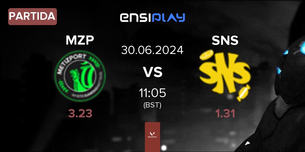 Partida Metizport MZP vs SweetNSour SNS | 30.06