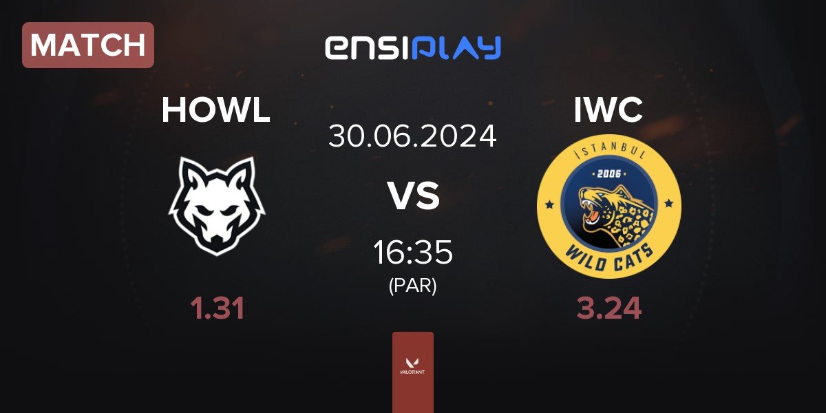 Match HOWL Esports HOWL vs Istanbul Wildcats IWC | 30.06