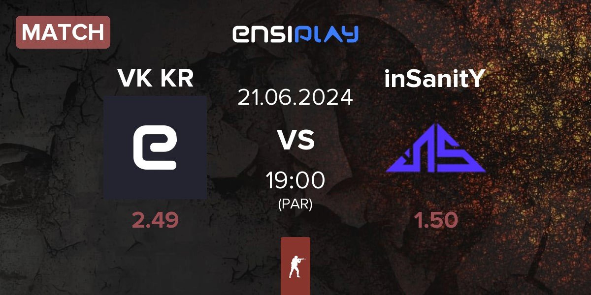 Match Vikings KR VK KR vs inSanitY Sports inSanitY | 21.06