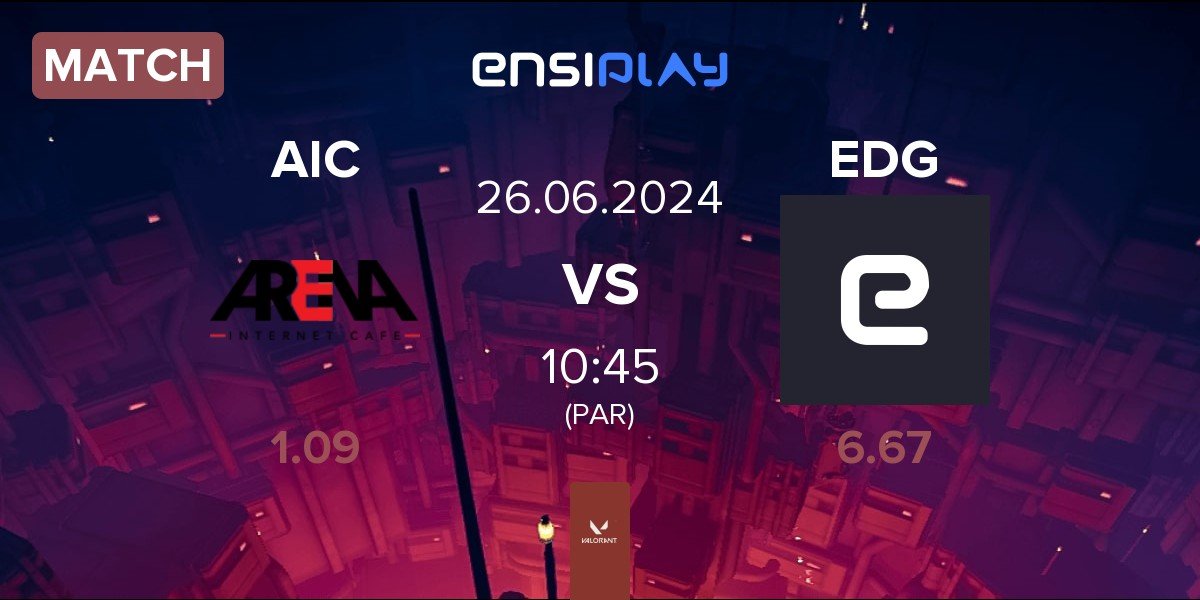 Match ARENA Internet Cafe AIC vs EDGE EDG | 26.06