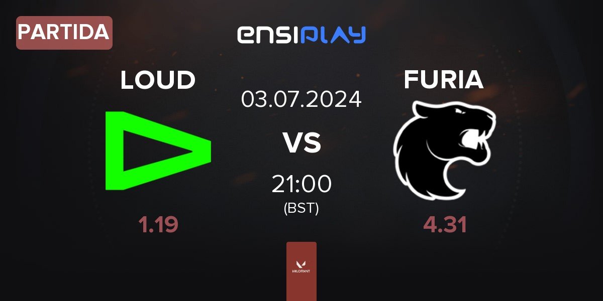 Partida LOUD vs FURIA Esports FURIA | 02.07