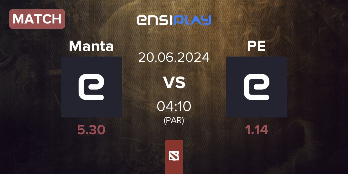 Match Manta Esports Manta vs Prism | 20.06