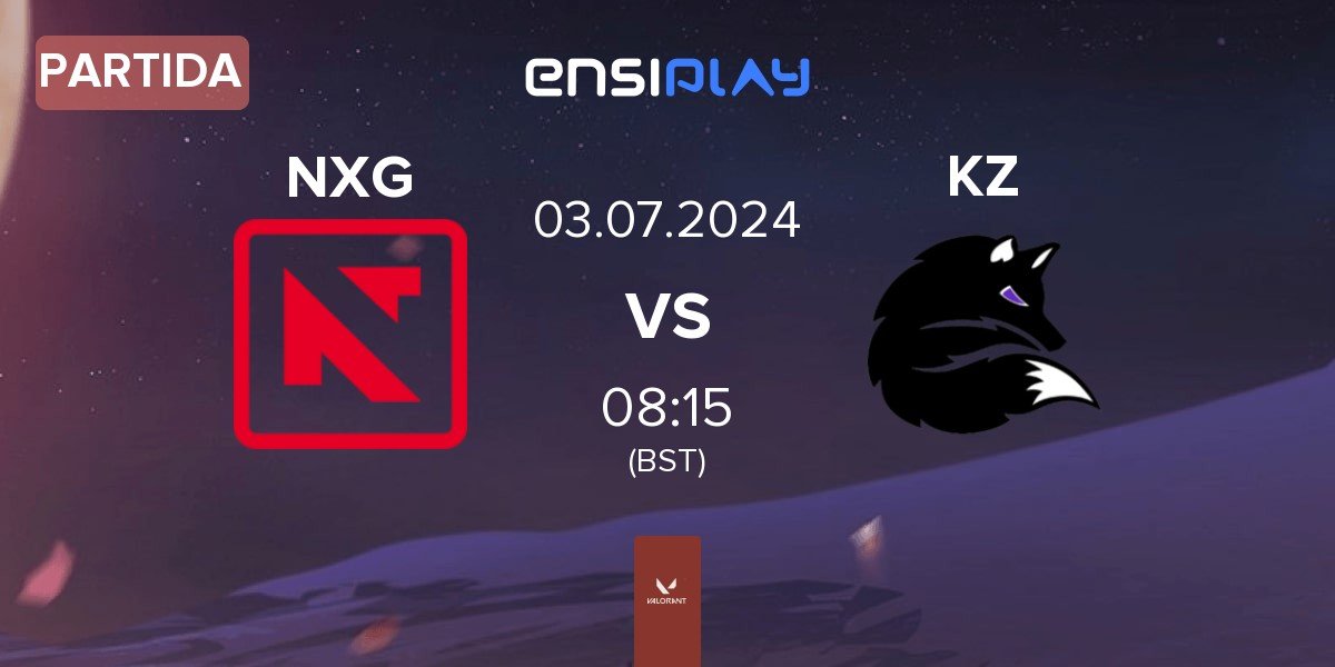 Partida NEXGA NXG vs Kizuna Esports KZ | 03.07