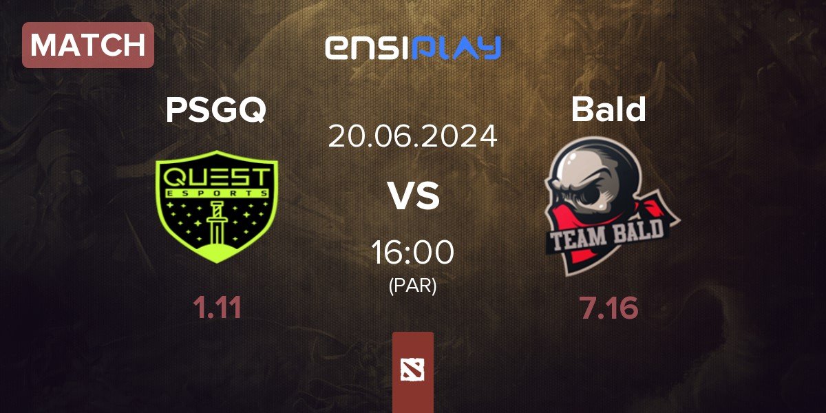 Match PSG.Quest PSGQ vs Team Bald Reborn Bald | 20.06