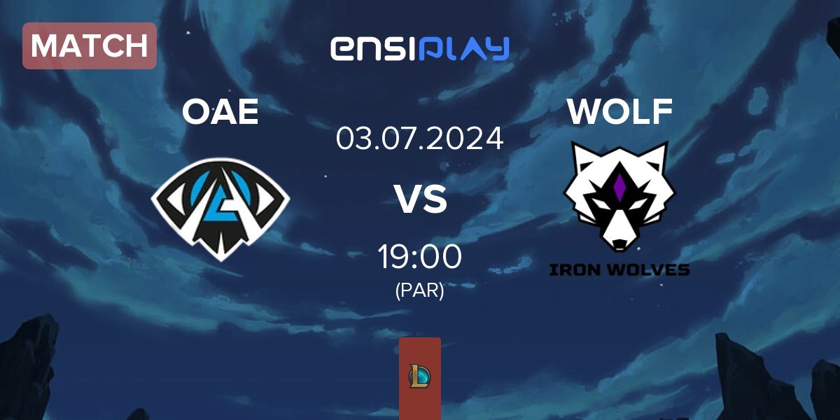 Match Orbit Anonymo OAE vs Iron Wolves WOLF | 03.07