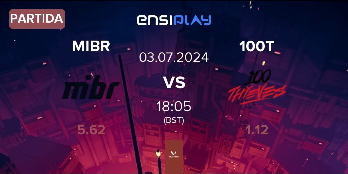 Partida Made in Brazil MIBR vs 100 Thieves 100T | 03.07