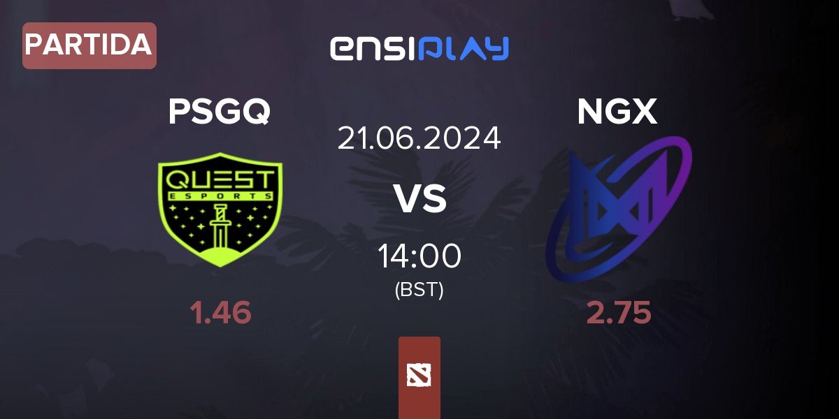 Partida PSG.Quest PSGQ vs Nigma Galaxy NGX | 21.06