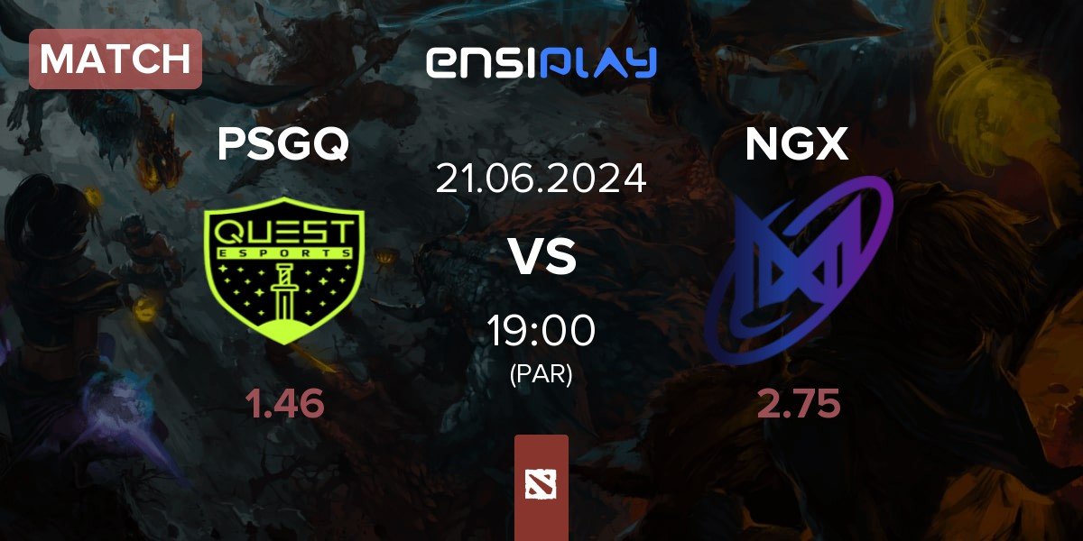 Match PSG.Quest PSGQ vs Nigma Galaxy NGX | 21.06