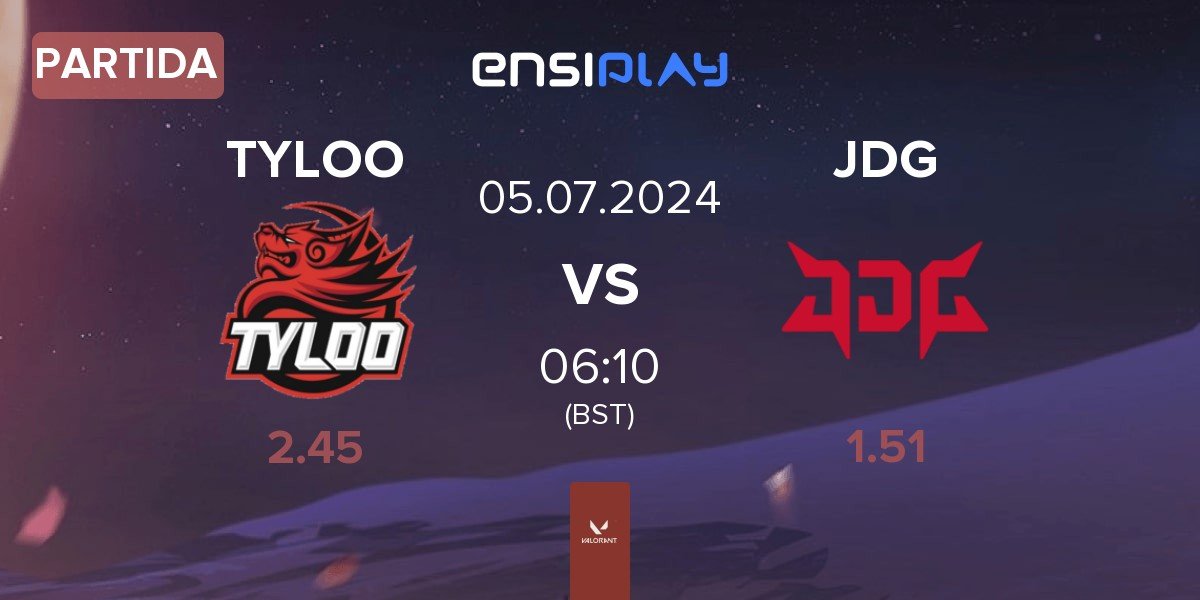 Partida TYLOO vs JD Gaming JDG | 05.07