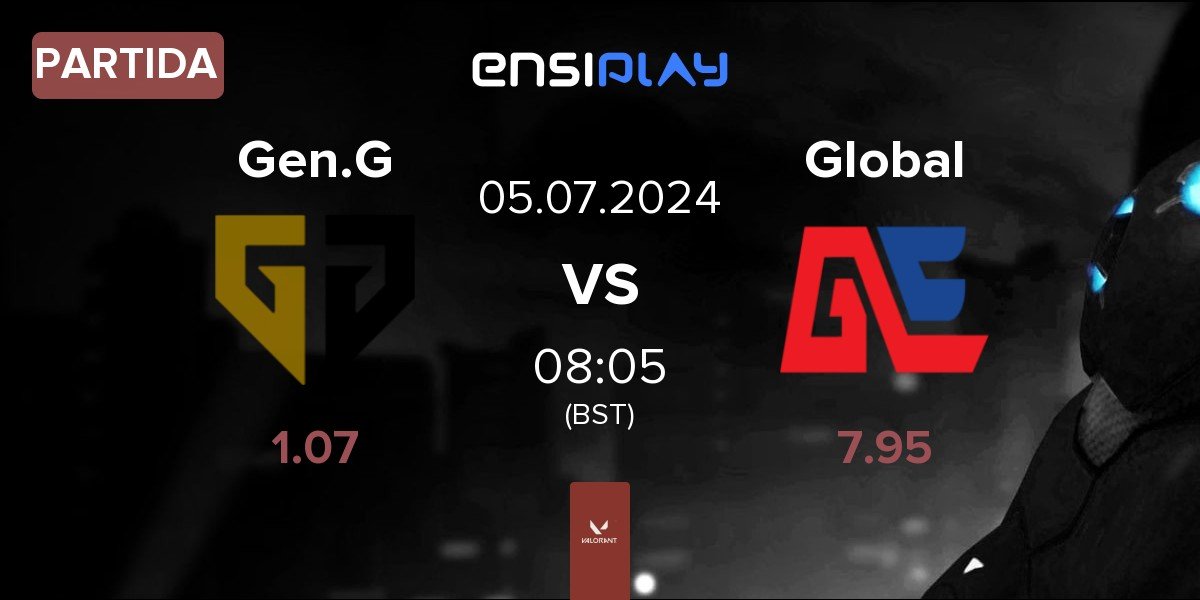 Partida Gen.G Esports Gen.G vs Global Esports Global | 05.07