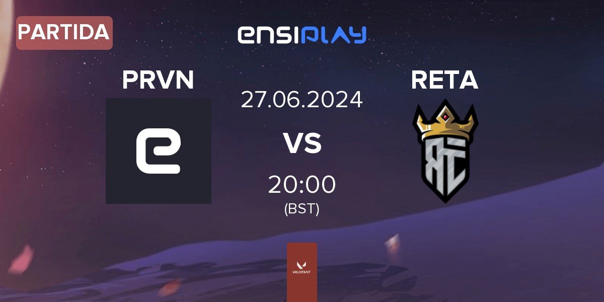 Partida Reven eClub Reven vs Reta Esports RETA | 27.06