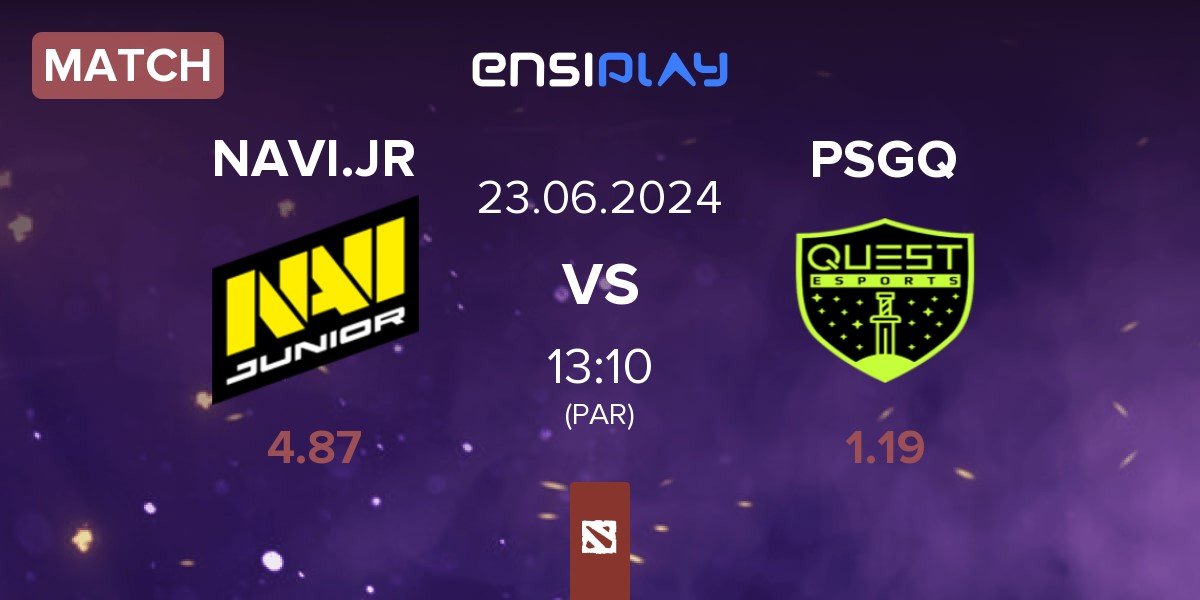 Match Navi Junior NAVI.JR vs PSG.Quest PSGQ | 23.06