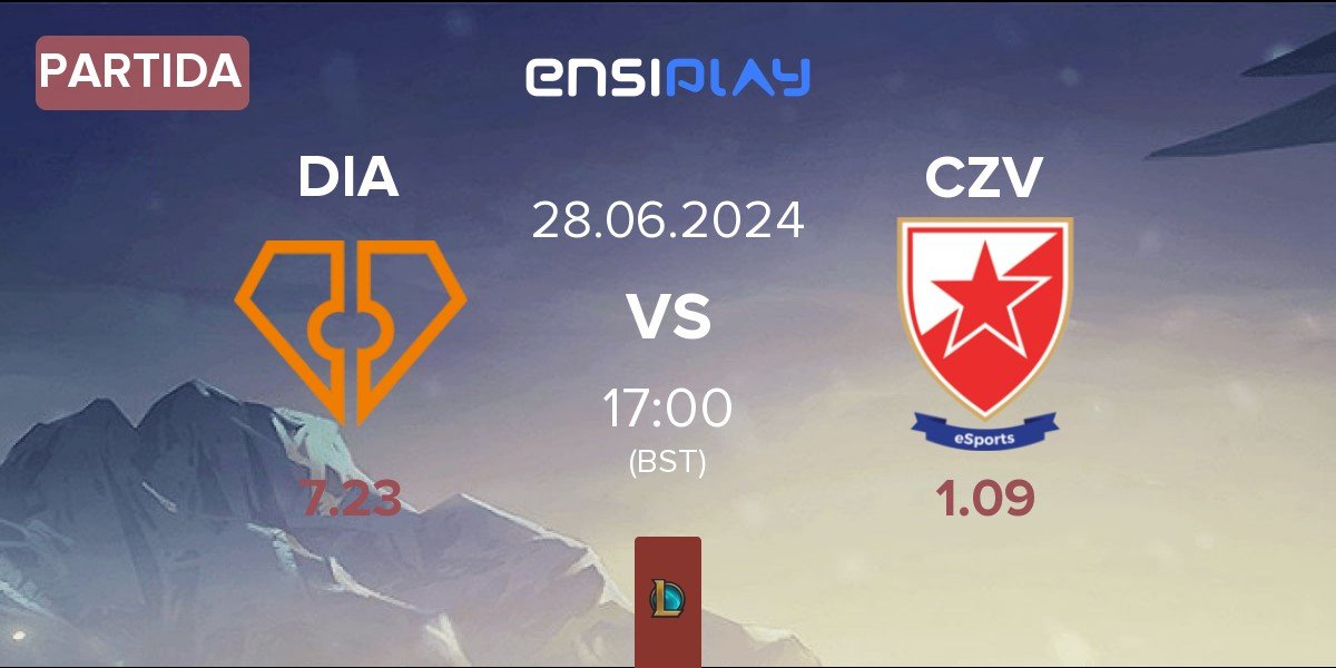 Partida Diamant Esports DIA vs Crvena zvezda Esports CZV | 28.06