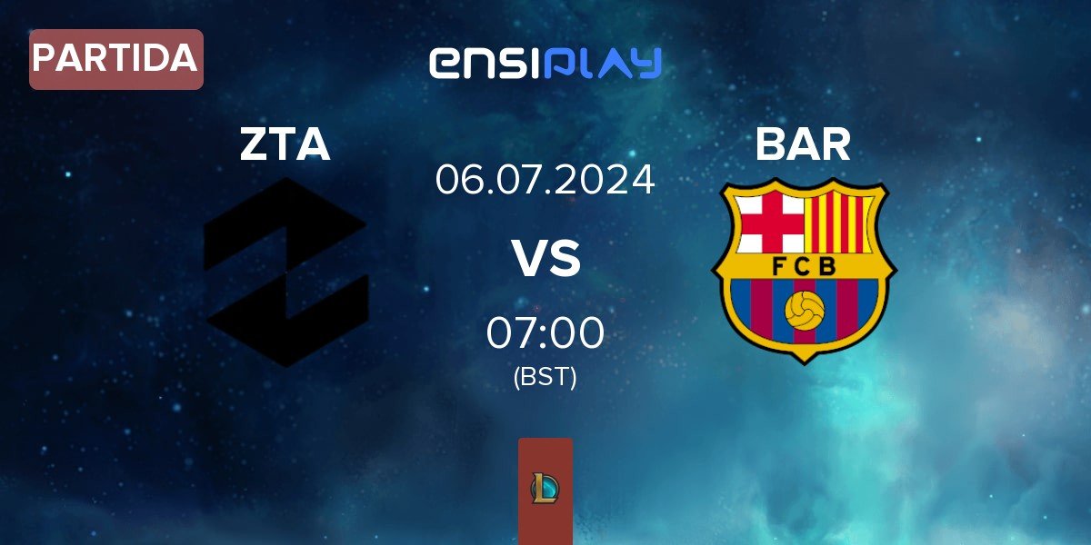 Partida ZETA ZTA vs Barça eSports BAR | 06.07