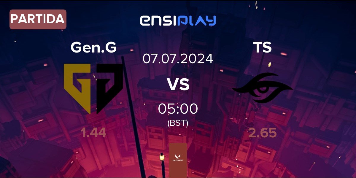 Partida Gen.G Esports Gen.G vs Team Secret TS | 07.07