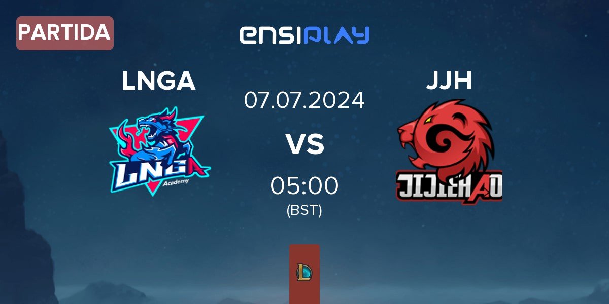 Partida LNG Academy LNGA vs Ji Jie Hao JJH | 06.07