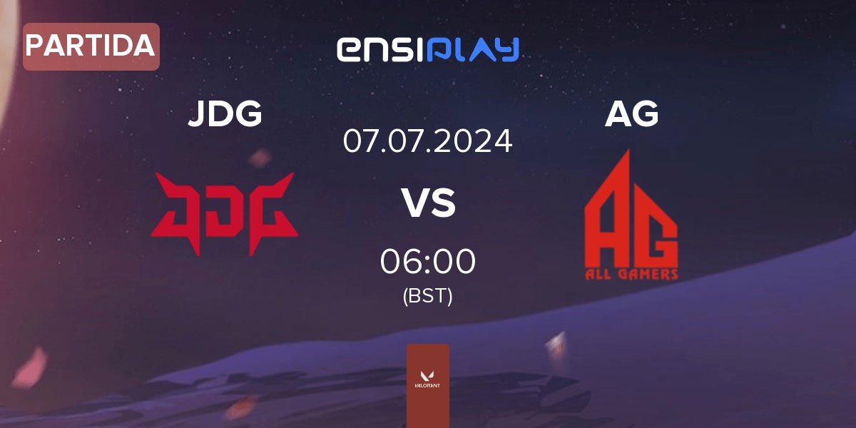 Partida JD Gaming JDG vs ALL GAMERS AG | 07.07