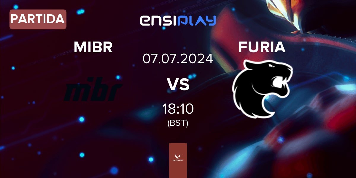 Partida Made in Brazil MIBR vs FURIA Esports FURIA | 07.07