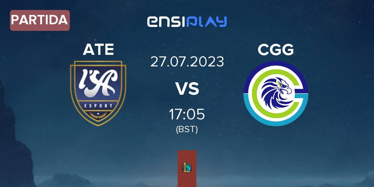 Partida Atleta Esport ATE vs Cyberground Gaming CGG | 27.07