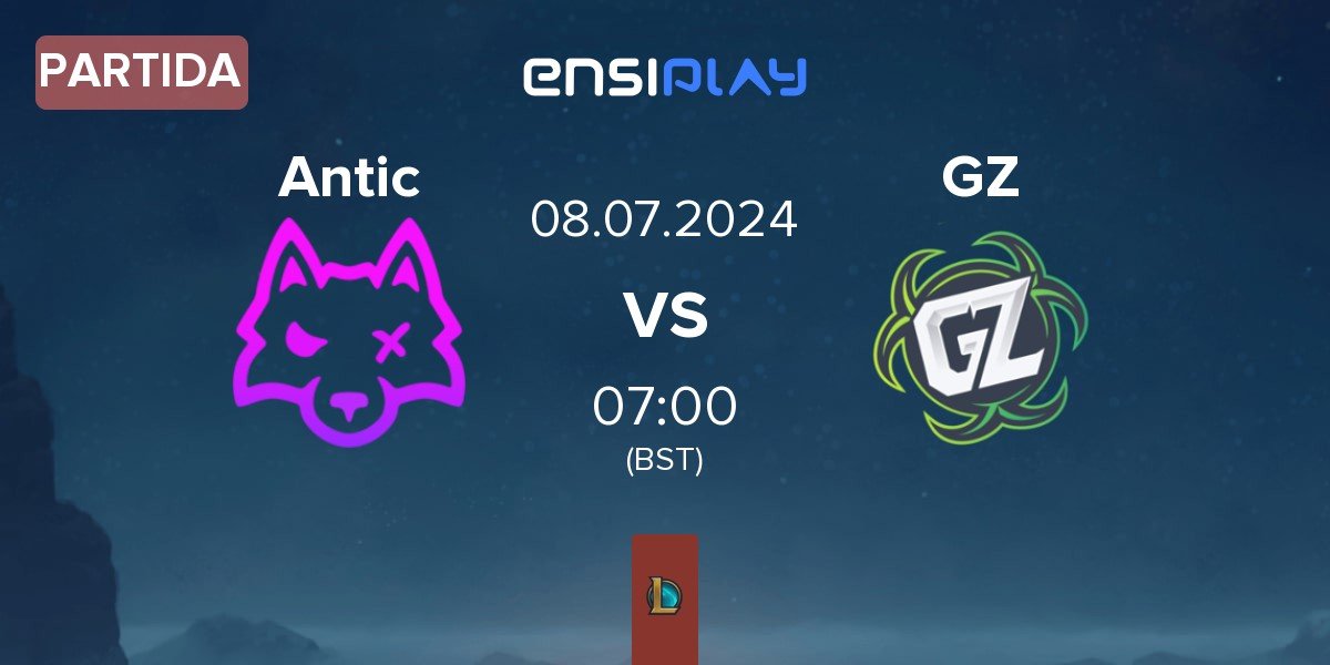 Partida Antic Esports Antic vs Ground Zero Gaming GZ | 08.07